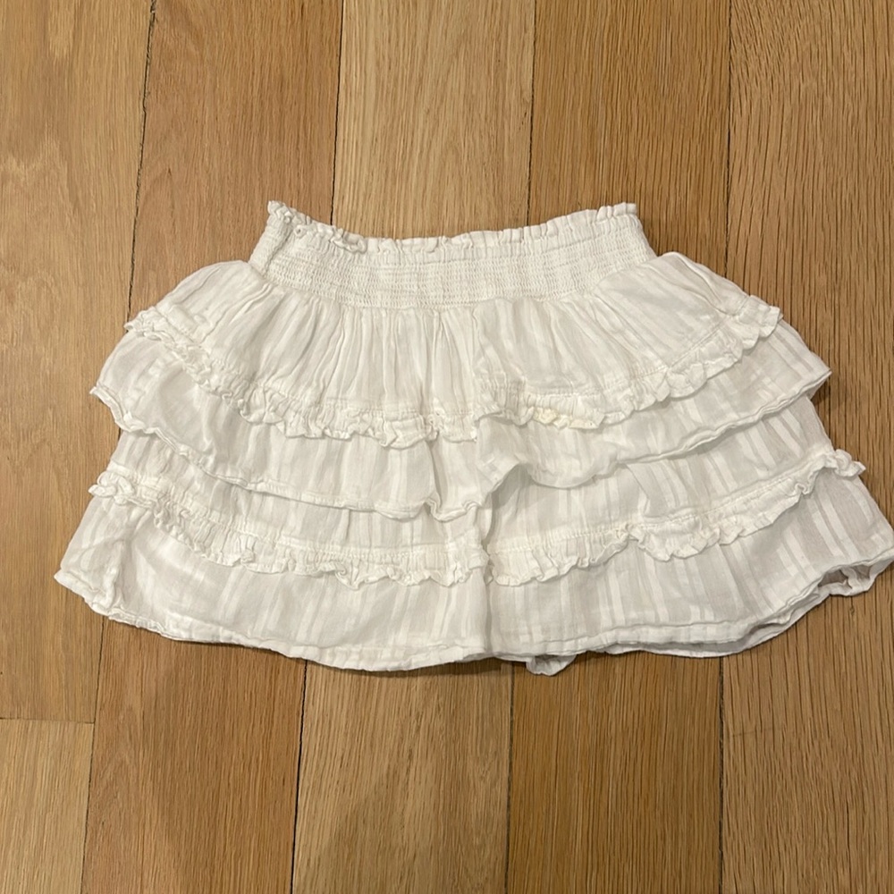 Girls white Love Shack Fancy skirt - size 8-9years